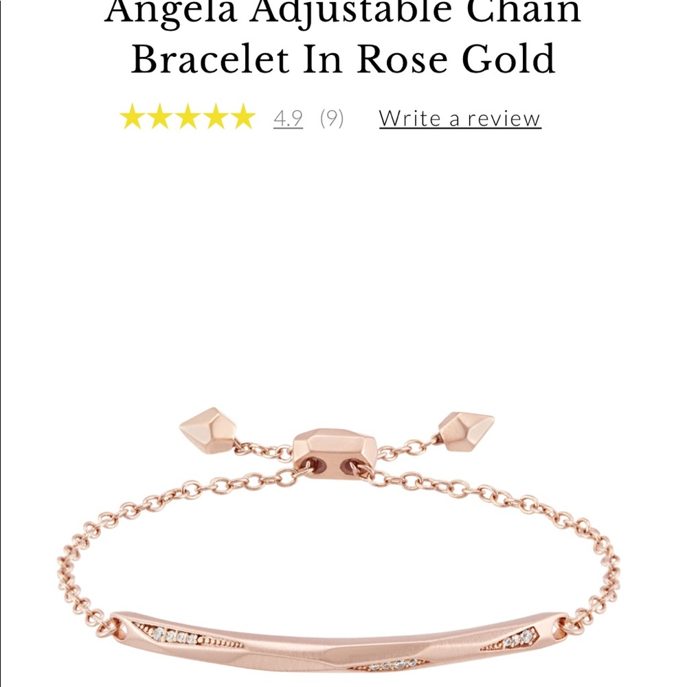 Kendra Scott Angela adjustable chain bracelet